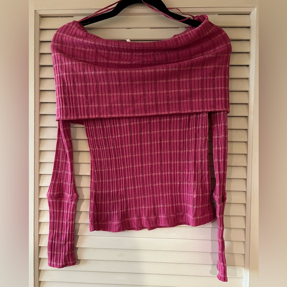 Free People Snowbunny Girlfriend Off the Shoulder Top